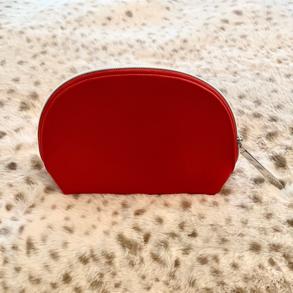 đź’‹NWOT LancĂ´me Red Makeup Bag with Lipsđź’‹ - Picture 9 of 9